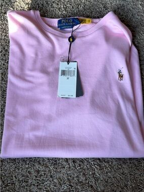 Ralph Lauren Pink Short Sleeve Polo Tee